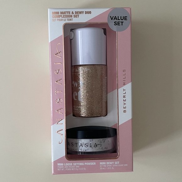 ANASTASIA BEVERLY HILLS Mini Matte and Dewy Duo Loose Setting Powder New - Picture 2 of 3